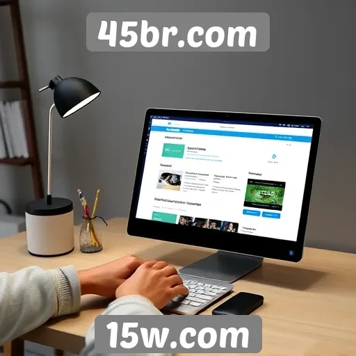 Navegação e usabilidade no site 45br.com
